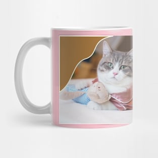 Brown shirt cats Mug